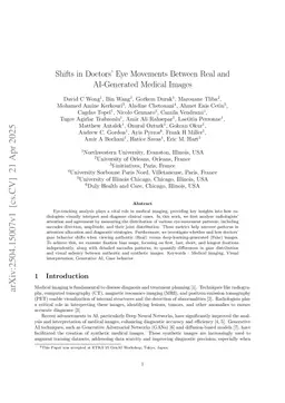 Shifts in Doctors' Eye Movements Between Real and AI-Generated Medical Images