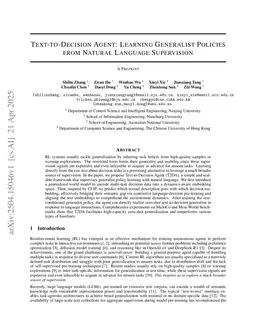 Text-to-Decision Agent: Offline Meta-Reinforcement Learning from Natural Language Supervision