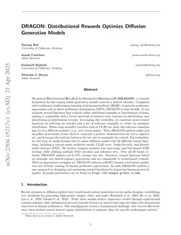 DRAGON: Distributional Rewards Optimize Diffusion Generative Models