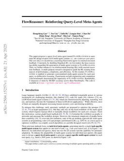 FlowReasoner: Reinforcing Query-Level Meta-Agents
