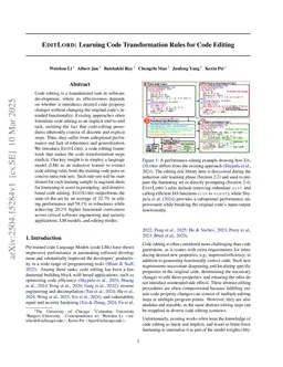 EditLord: Learning Code Transformation Rules for Code Editing