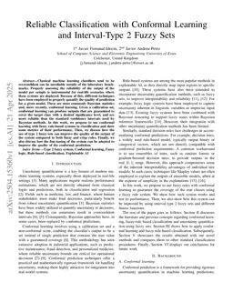 Reliable Classification with Conformal Learning and Interval-Type 2 Fuzzy Sets