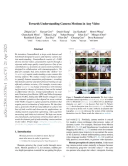 Towards Understanding Camera Motions in Any Video