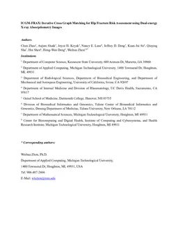 ICGM-FRAX: Iterative Cross Graph Matching for Hip Fracture Risk Assessment using Dual-energy X-ray Absorptiometry Images