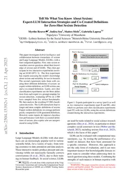 Tell Me What You Know About Sexism: Expert-LLM Interaction Strategies and Co-Created Definitions for Zero-Shot Sexism Detection