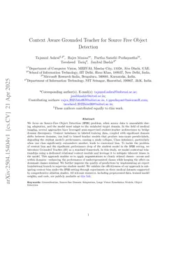 Context Aware Grounded Teacher for Source Free Object Detection