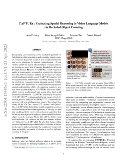 CAPTURe: Evaluating Spatial Reasoning in Vision Language Models via Occluded Object Counting
