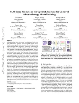 VLM-based Prompts as the Optimal Assistant for Unpaired Histopathology Virtual Staining