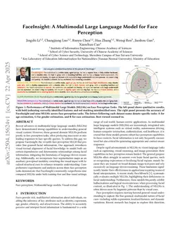 FaceInsight: A Multimodal Large Language Model for Face Perception