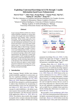 Exploiting Contextual Knowledge in LLMs through V-usable Information based Layer Enhancement