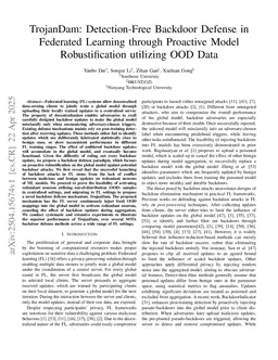 TrojanDam: Detection-Free Backdoor Defense in Federated Learning through Proactive Model Robustification utilizing OOD Data