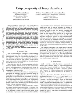 Crisp complexity of fuzzy classifiers
