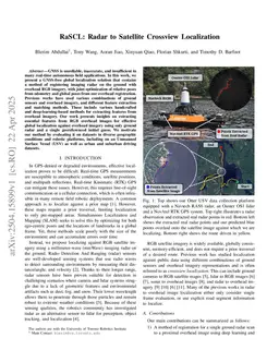 RaSCL: Radar to Satellite Crossview Localization