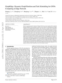 GraphEdge: Dynamic Graph Partition and Task Scheduling for GNNs Computing in Edge Network