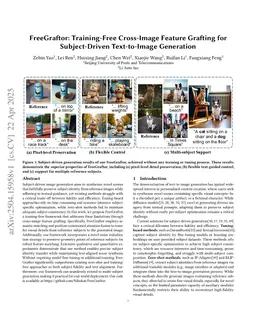 FreeGraftor: Training-Free Cross-Image Feature Grafting for Subject-Driven Text-to-Image Generation