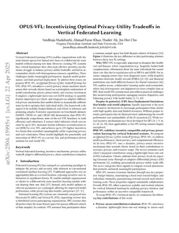 OPUS-VFL: Incentivizing Optimal Privacy-Utility Tradeoffs in Vertical Federated Learning