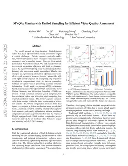 MVQA: Mamba with Unified Sampling for Efficient Video Quality Assessment