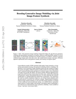 Boosting Generative Image Modeling via Joint Image-Feature Synthesis