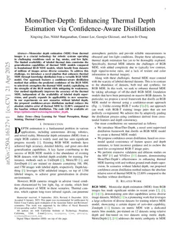 MonoTher-Depth: Enhancing Thermal Depth Estimation via Confidence-Aware Distillation