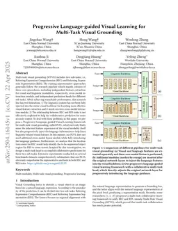 Progressive Language-guided Visual Learning for Multi-Task Visual Grounding