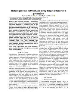 Heterogeneous networks in drug-target interaction prediction