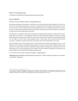 Reflexive Prompt Engineering: A Framework for Responsible Prompt Engineering and Interaction Design