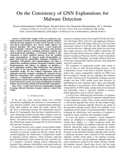 On the Consistency of GNN Explanations for Malware Detection