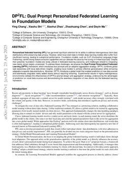 DP2FL: Dual Prompt Personalized Federated Learning in Foundation Models