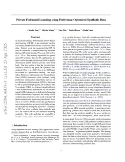 POPri: Private Federated Learning using Preference-Optimized Synthetic Data
