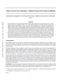 Target Concrete Score Matching: A Holistic Framework for Discrete Diffusion