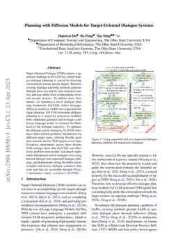 Planning with Diffusion Models for Target-Oriented Dialogue Systems