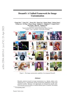 DreamO: A Unified Framework for Image Customization