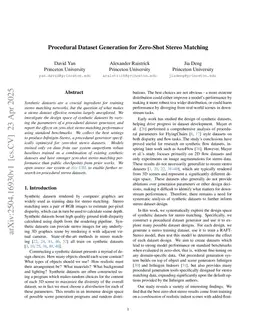 What Makes Good Synthetic Training Data for Zero-Shot Stereo Matching?
