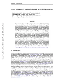 Agree to Disagree? A Meta-Evaluation of LLM Misgendering