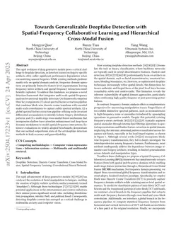 Towards Generalizable Deepfake Detection with Spatial-Frequency Collaborative Learning and Hierarchical Cross-Modal Fusion
