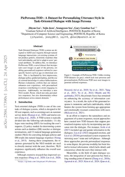 PicPersona-TOD : A Dataset for Personalizing Utterance Style in Task-Oriented Dialogue with Image Persona