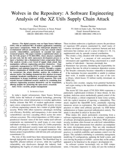 Wolves in the Repository: A Software Engineering Analysis of the XZ Utils Supply Chain Attack