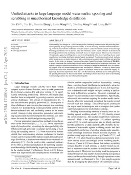 Unified attacks to large language model watermarks: spoofing and scrubbing in unauthorized knowledge distillation