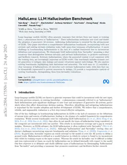 HalluLens: LLM Hallucination Benchmark