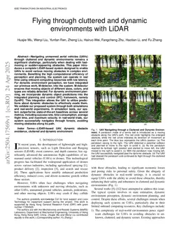 Flying through cluttered and dynamic environments with LiDAR