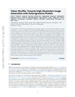 Token-Shuffle: Towards High-Resolution Image Generation with Autoregressive Models