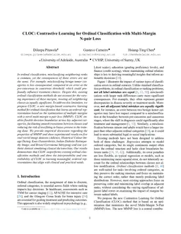 CLOC: Contrastive Learning for Ordinal Classification with Multi-Margin N-pair Loss