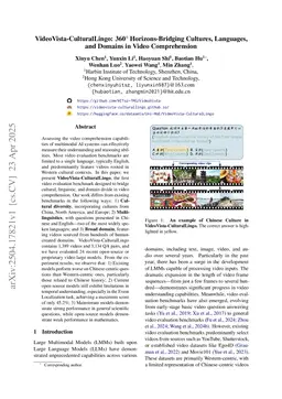 VideoVista-CulturalLingo: 360$^\circ$ Horizons-Bridging Cultures, Languages, and Domains in Video Comprehension