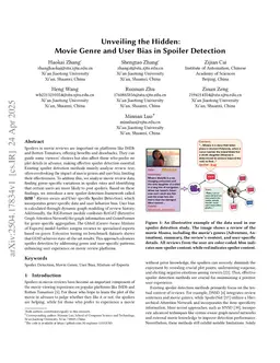 Unveiling the Hidden: Movie Genre and User Bias in Spoiler Detection