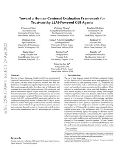 Toward a Human-Centered Evaluation Framework for Trustworthy LLM-Powered GUI Agents