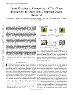 From Mapping to Composing: A Two-Stage Framework for Zero-shot Composed Image Retrieval
