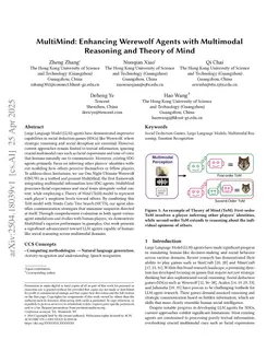 MultiMind: Enhancing Werewolf Agents with Multimodal Reasoning and Theory of Mind