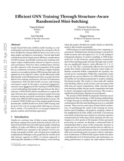 Efficient GNN Training Through Structure-Aware Randomized Mini-Batching