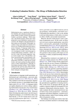 Evaluating Evaluation Metrics -- The Mirage of Hallucination Detection