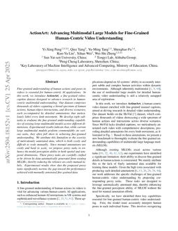 ActionArt: Advancing Multimodal Large Models for Fine-Grained Human-Centric Video Understanding